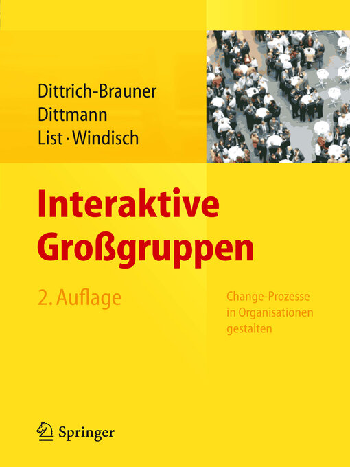 Title details for Interaktive Großgruppen by Karin Dittrich-Brauner - Available